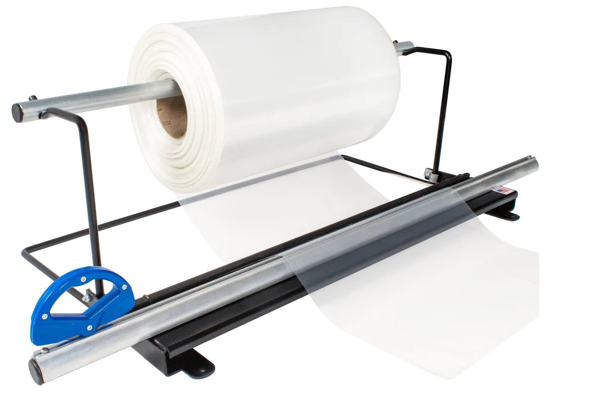 Poly Tubing Roll Dispenser with Slide Cutter - 12"