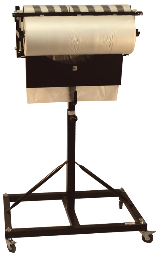 Mobile perforated Bag Dispenser - 24"