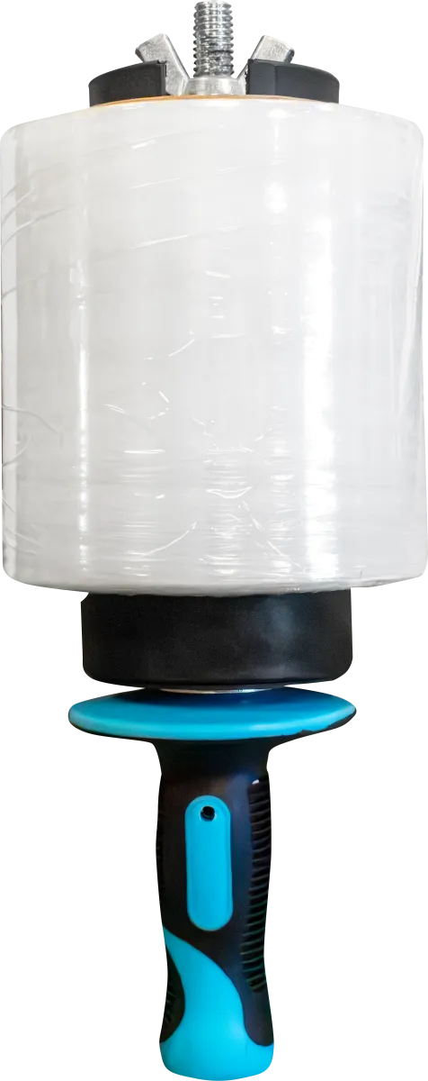 Hand Film Dispenser for 5" Stretch Film Rolls with 3" Core