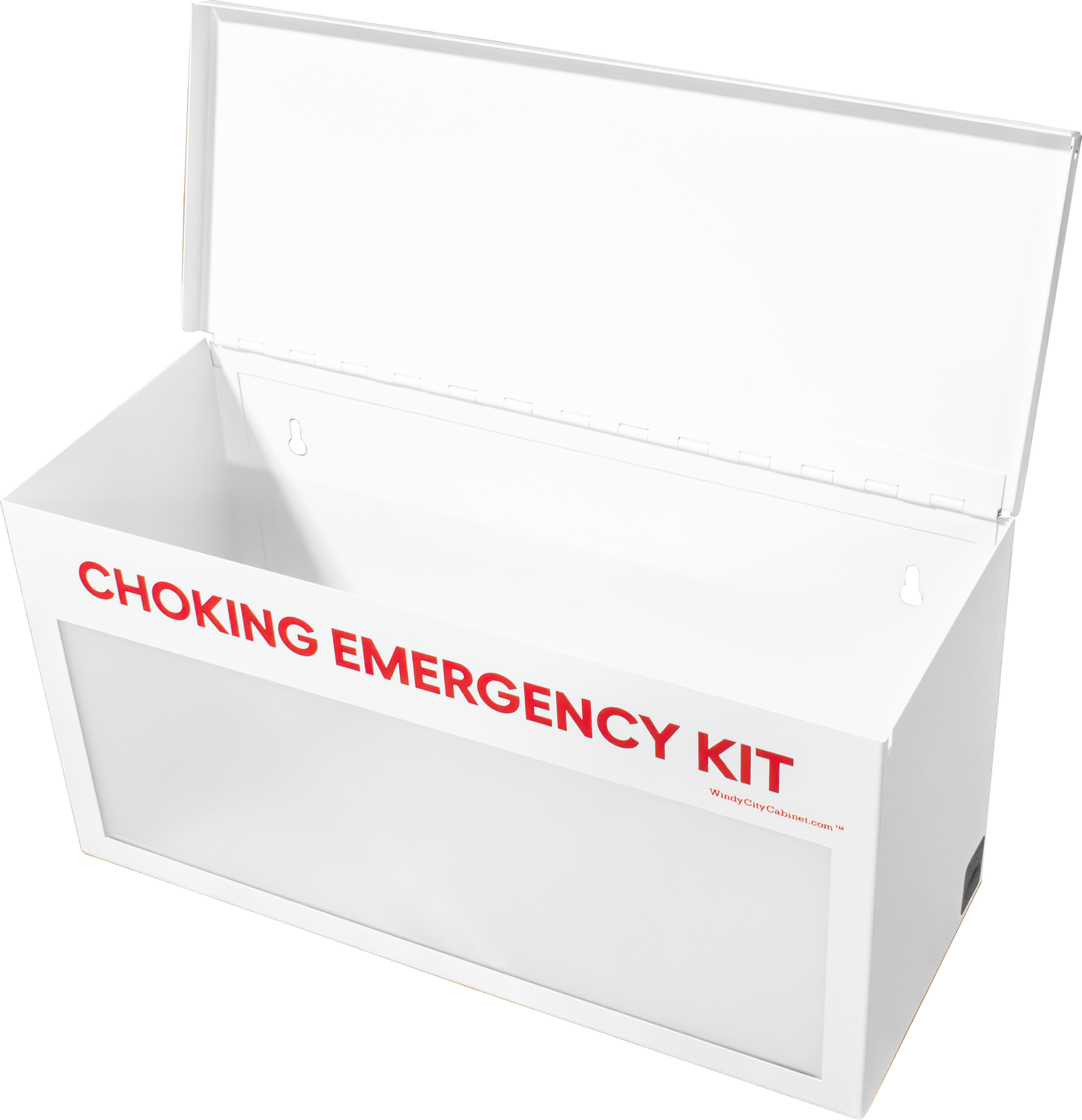 Choking Emergency Kit Cabinet for LifeVac and ArixMed Anti-Choking Device - White