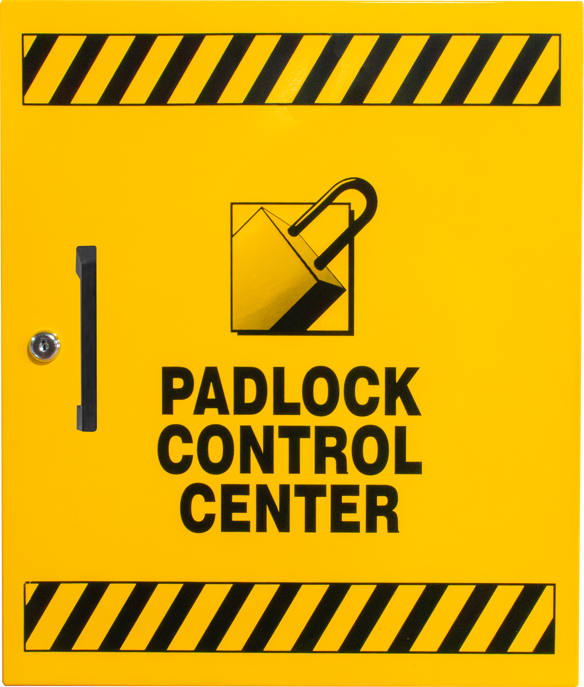 Lockout Tagout Station - Medium - 18.125" x 20.75" x 2.5" - Yellow