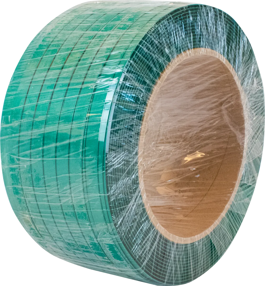 5/8" x .035" Regular Duty Polyester 1200' Strapping Mini Coil - Green