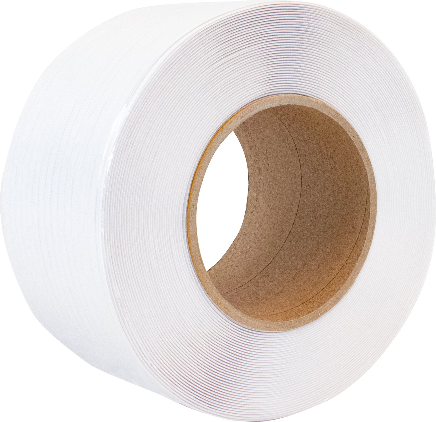 1/2" x .023” Regular Duty Polypropylene 7200' Strapping Mini Coil - White