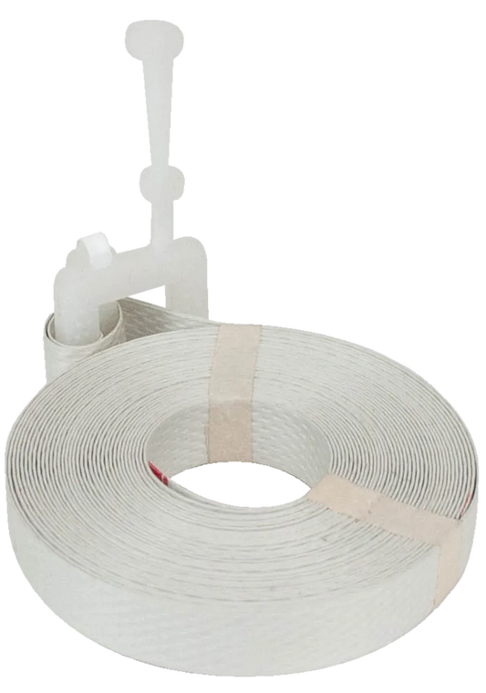 Pre Cuts 1/2 x 17' - White Polypropylene Strapping