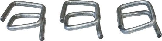 Buckles for Composite and Polypropylene - 1/2" Economy Galvanized Clear Wire Buckles