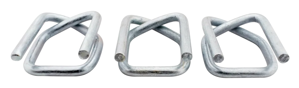 Buckles for Composite and Polypropylene - 5/8" Heavy Duty Galvanized Clear Wire Buckles