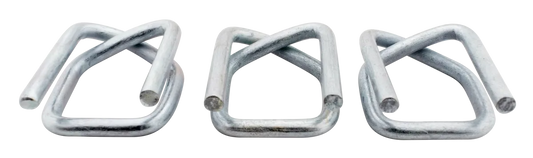 Buckles for Composite and Polypropylene - 5/8" Heavy Duty Galvanized Clear Wire Buckles