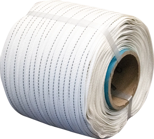 Woven Poly Cord - Regular Duty - White 1/2" x .03" X 1640'