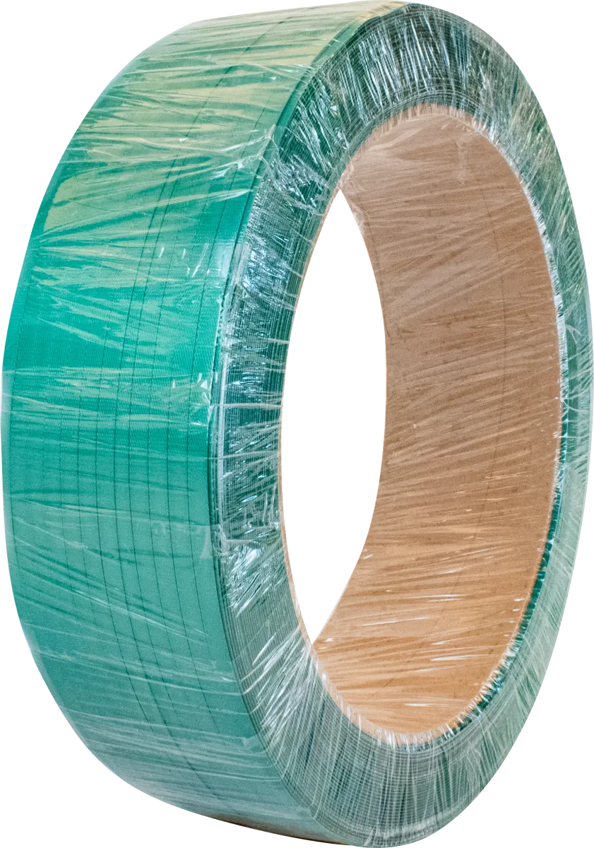 Polyester Strapping Coil - Green 1/2" x .025" x 5800' Hand Grade, 16 x 6 Core
