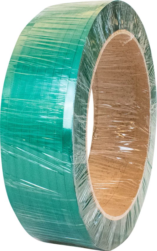 5/8" x .030" Regular Duty Polyester 3600' Strapping Coil - Green
