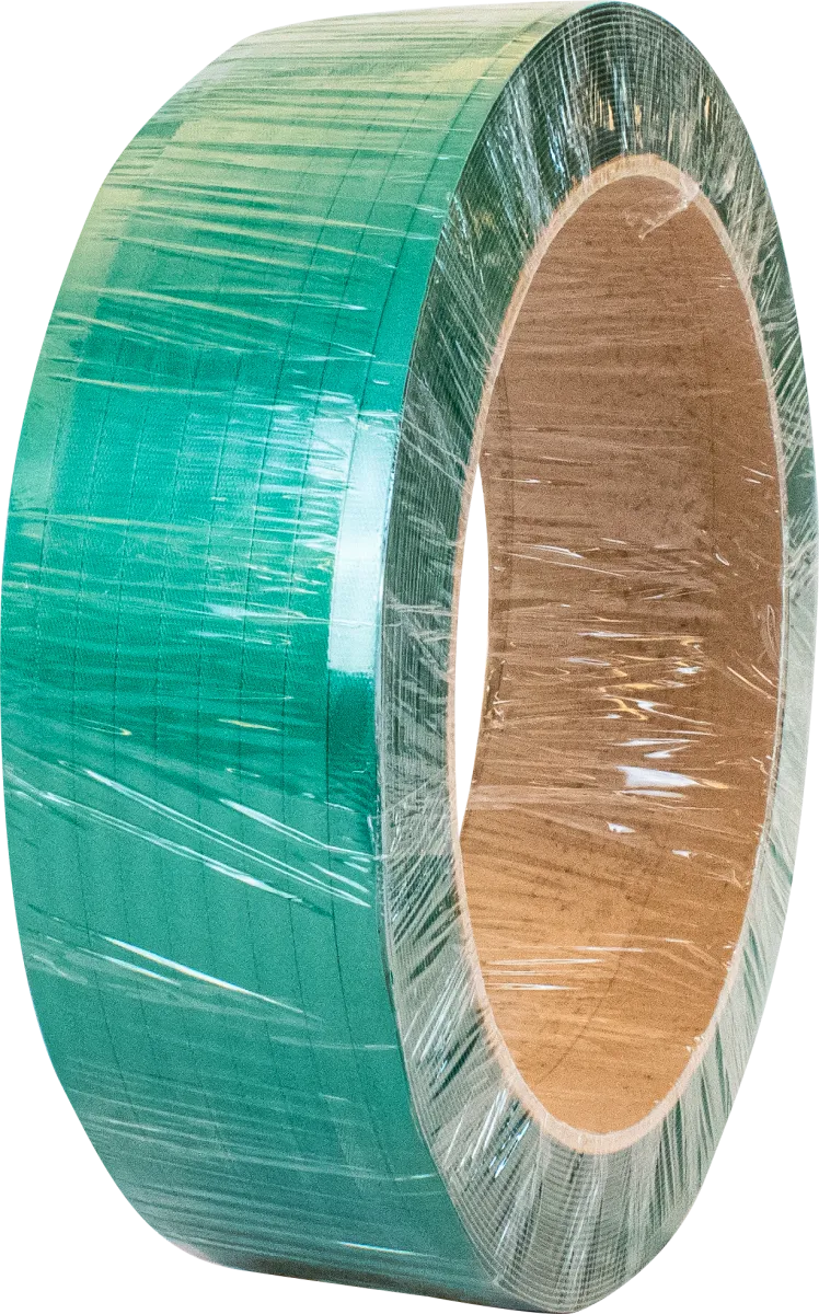 5/8" x .030" Regular Duty Polyester 3600' Strapping Coil - Green