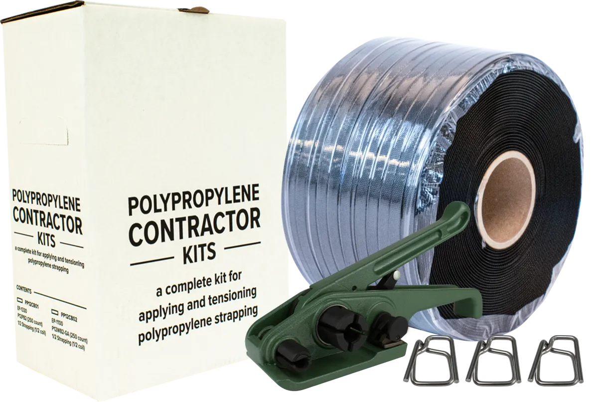 Polypropylene Strapping Kit for 1/2", Contractor - Economy
