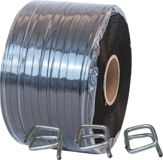 Polypropylene Strapping Kit for 1/2", Metal Buckles - Economy