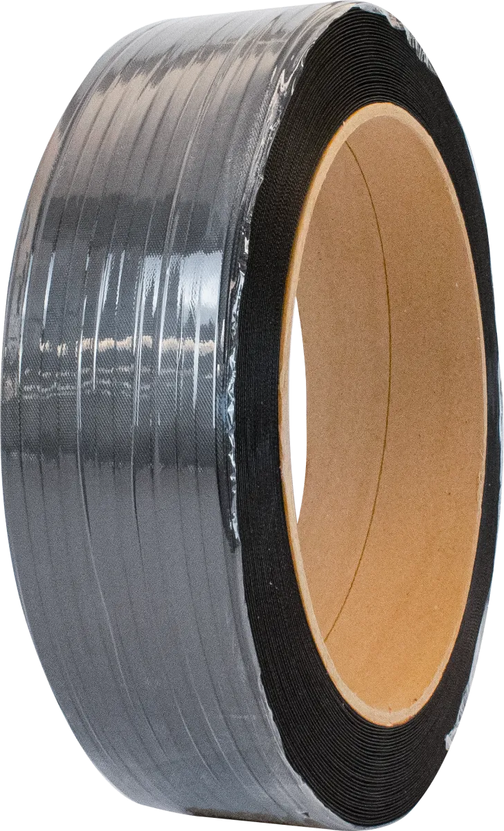 1/2" x .024" Regular Duty Polypropylene 7200' Strapping Coil - Black