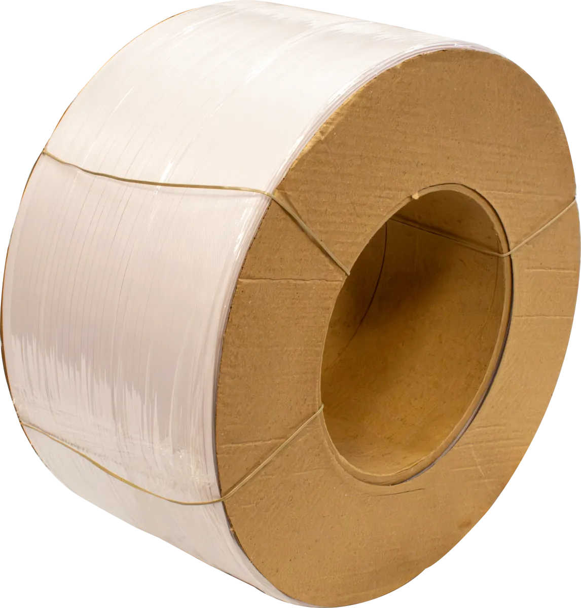 Polypropylene Strapping Coil - White 1/4” x .024” x 18,000’ Machine Grade, 8 x 8 Core
