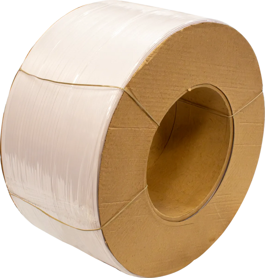 Polypropylene Strapping Coil - White 1/4” x .024” x 18,000’ Machine Grade, 8 x 8 Core