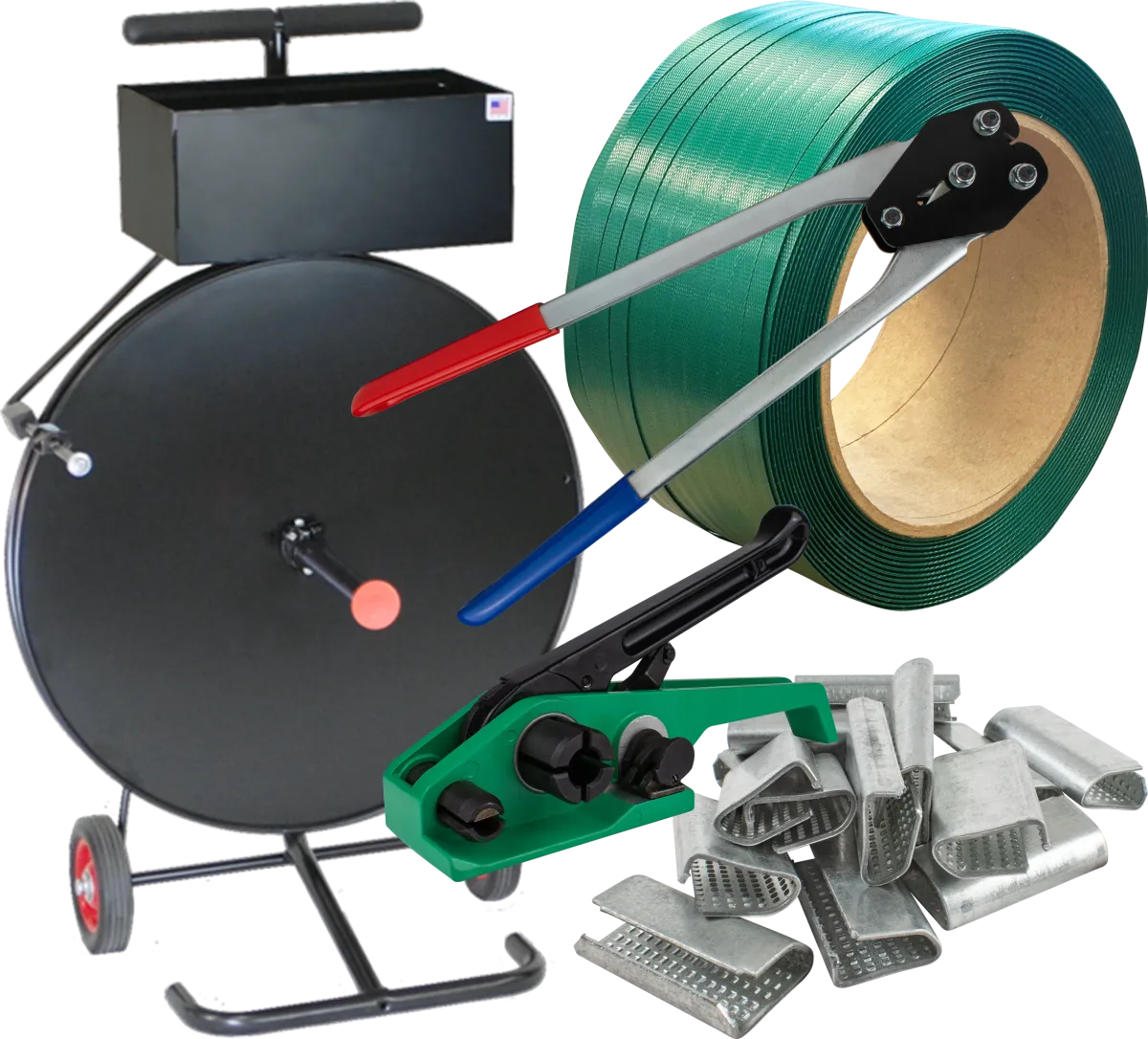 Polyester Strapping Kit for 1/2" -  Serrated Seals. Heavy Duty