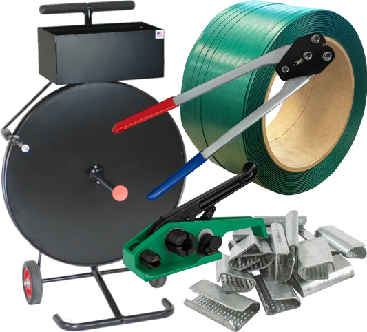 Polyester Strapping Kit for 1/2" -  Serrated Seals. Heavy Duty