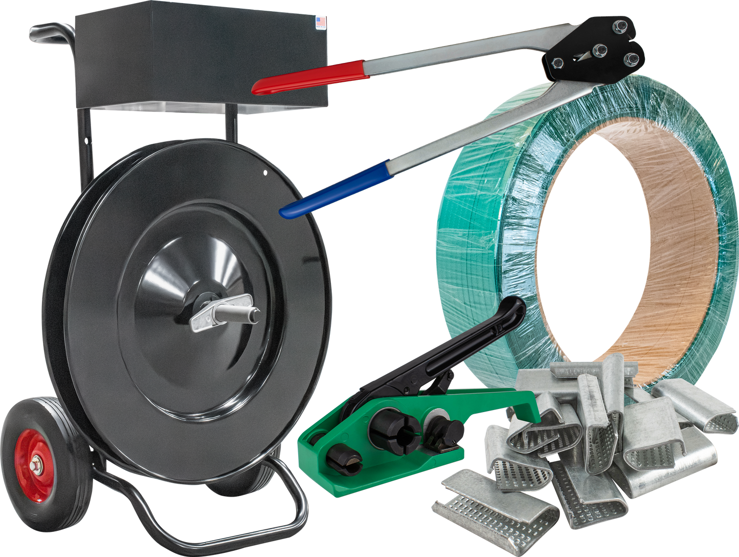 Polyester Strapping Kit for 1/2" -  Serrated Seals. Heavy Duty