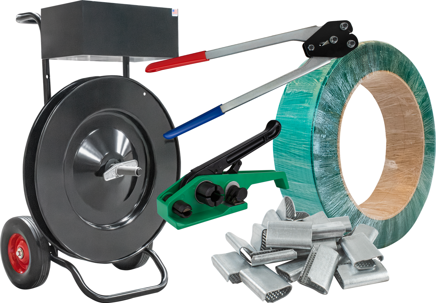 Polyester Strapping Kit for 5/8" - Serrated Seals, Heavy Duty