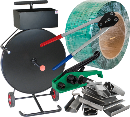 Polyester HD Strapping Kit for 1/2", Seals - Heavy Duty