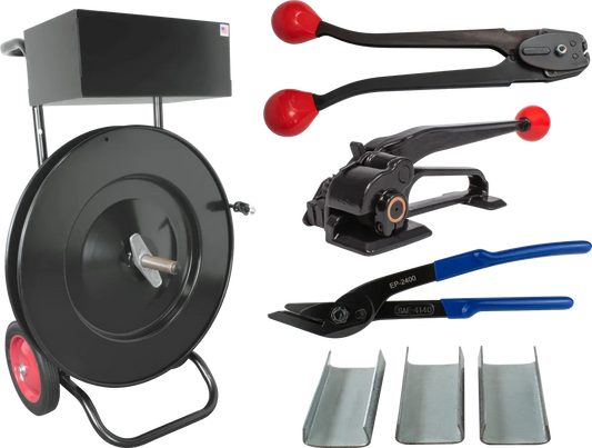 Steel Kit Economy for 1/2" Steel Strapping, Open Seals