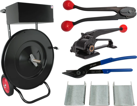 Steel Kit Economy for 3/4" Steel Strapping, Open Seals