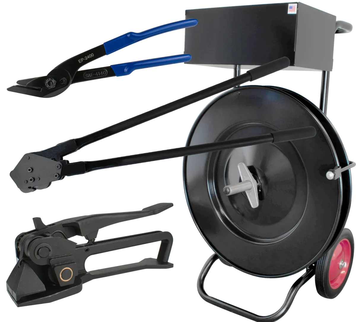 Steel HD Kit for 3/4" Strapping for Round Loads (Seals and Strapping sold separate)