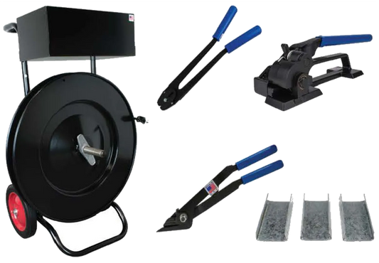 Steel Kit Standard for 1/2" Steel Strapping, Open Seals
