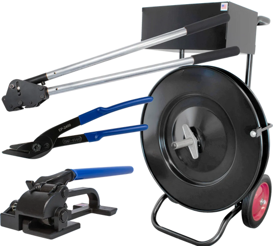 Steel Heavy Duty Kit for 3/4" Strapping for Flat Loads (Seals and Strapping sold separate)