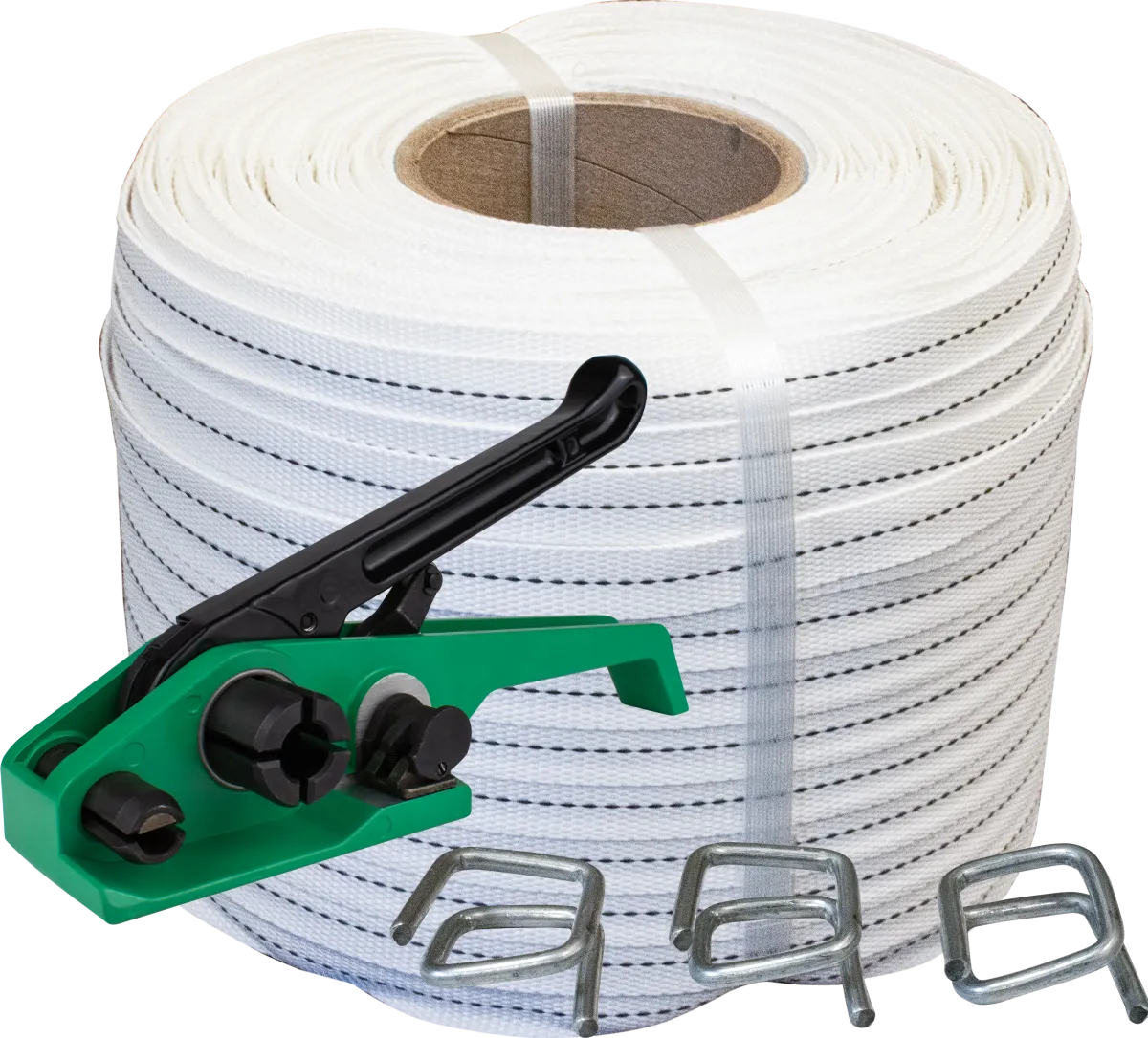 Woven Cord Strapping Kit for 3/4", Wire Buckles, Regular Duty