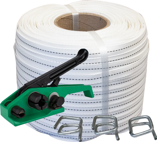 Woven Cord Strapping Kit for 3/4", Wire Buckles, Regular Duty
